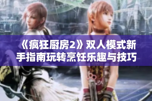 《疯狂厨房2》双人模式新手指南玩转烹饪乐趣与技巧