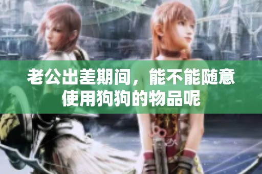 老公出差期间，能不能随意使用狗狗的物品呢