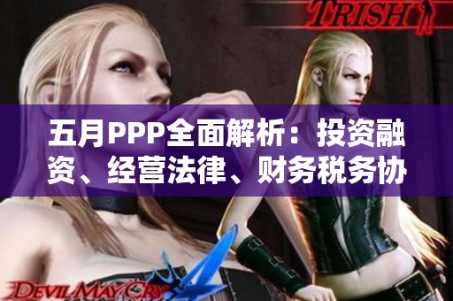 五月PPP全面解析：投资融资、经营法律、财务税务协同发展新模式
