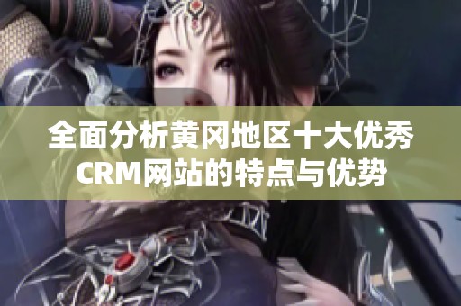 全面分析黄冈地区十大优秀CRM网站的特点与优势