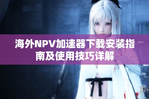 海外NPV加速器下载安装指南及使用技巧详解