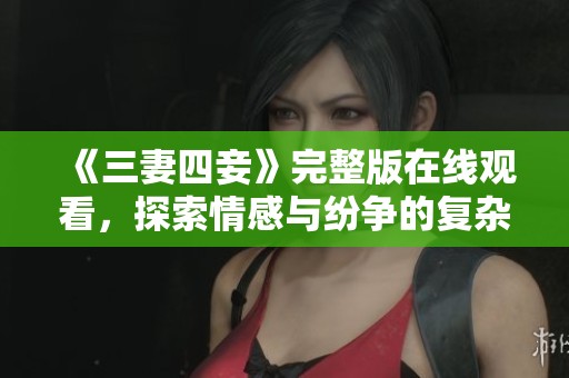《三妻四妾》完整版在线观看，探索情感与纷争的复杂交织