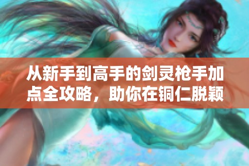 从新手到高手的剑灵枪手加点全攻略，助你在铜仁脱颖而出