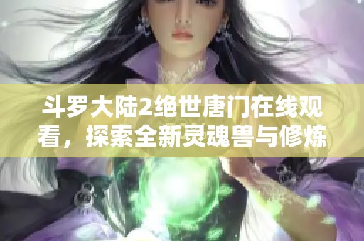 斗罗大陆2绝世唐门在线观看，探索全新灵魂兽与修炼之路 