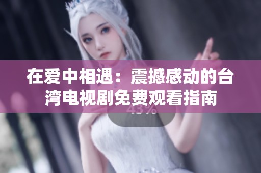 在爱中相遇：震撼感动的台湾电视剧免费观看指南