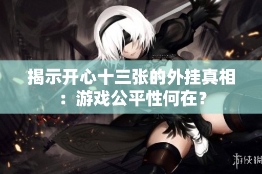 揭示开心十三张的外挂真相：游戏公平性何在？