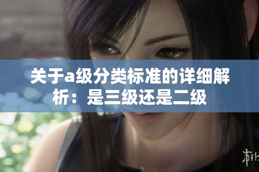 关于a级分类标准的详细解析：是三级还是二级
